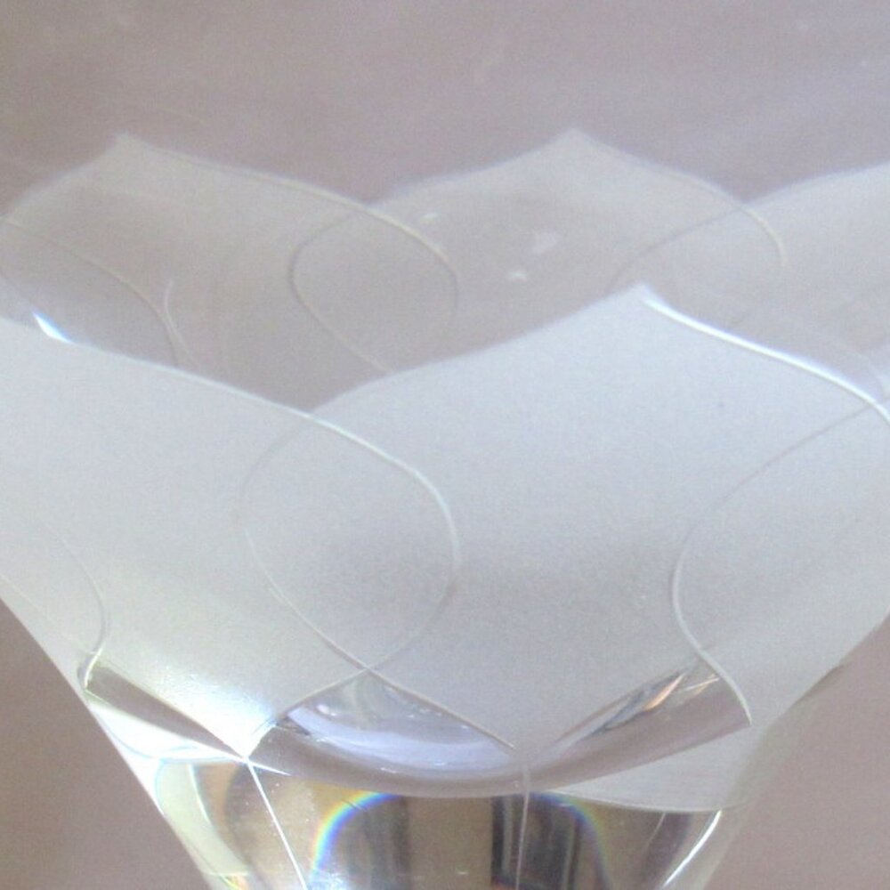 Lotus Blossoms by ROSENTHAL, Champagne/Tall Sherbet, 5 7/8" High, Crystal  E1111